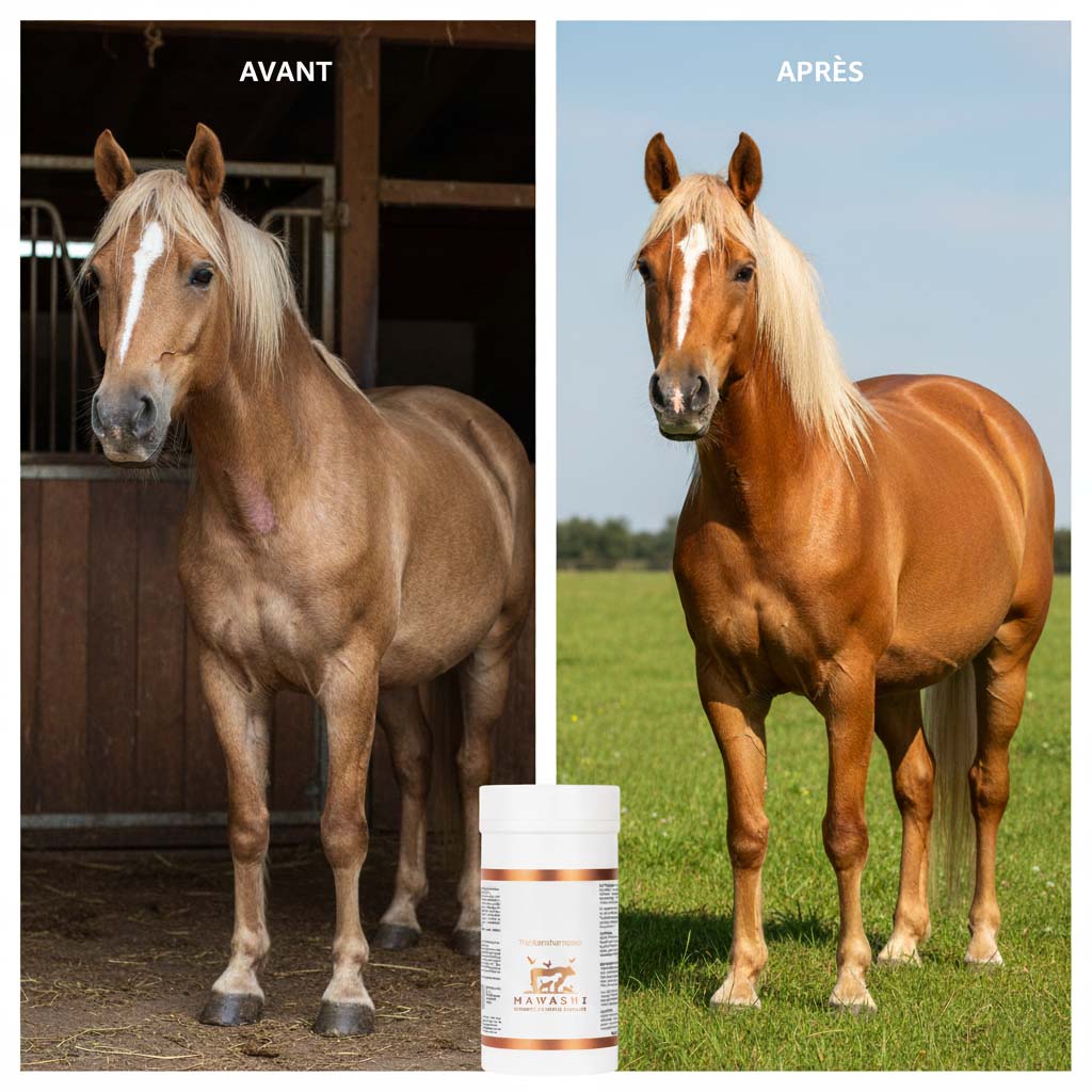 🐴 بودرة العرّاب – شامبو جاف + مضاد تساقط الشعر للحصان